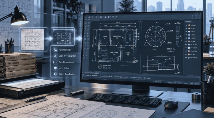 The Future of 2D CAD: Intelligent Automation in Technical  Drafting
