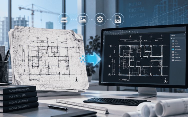 Raster to Vector Conversion for Modern Engineering Workflows